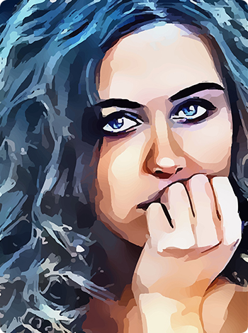 Student artwork — oil painting