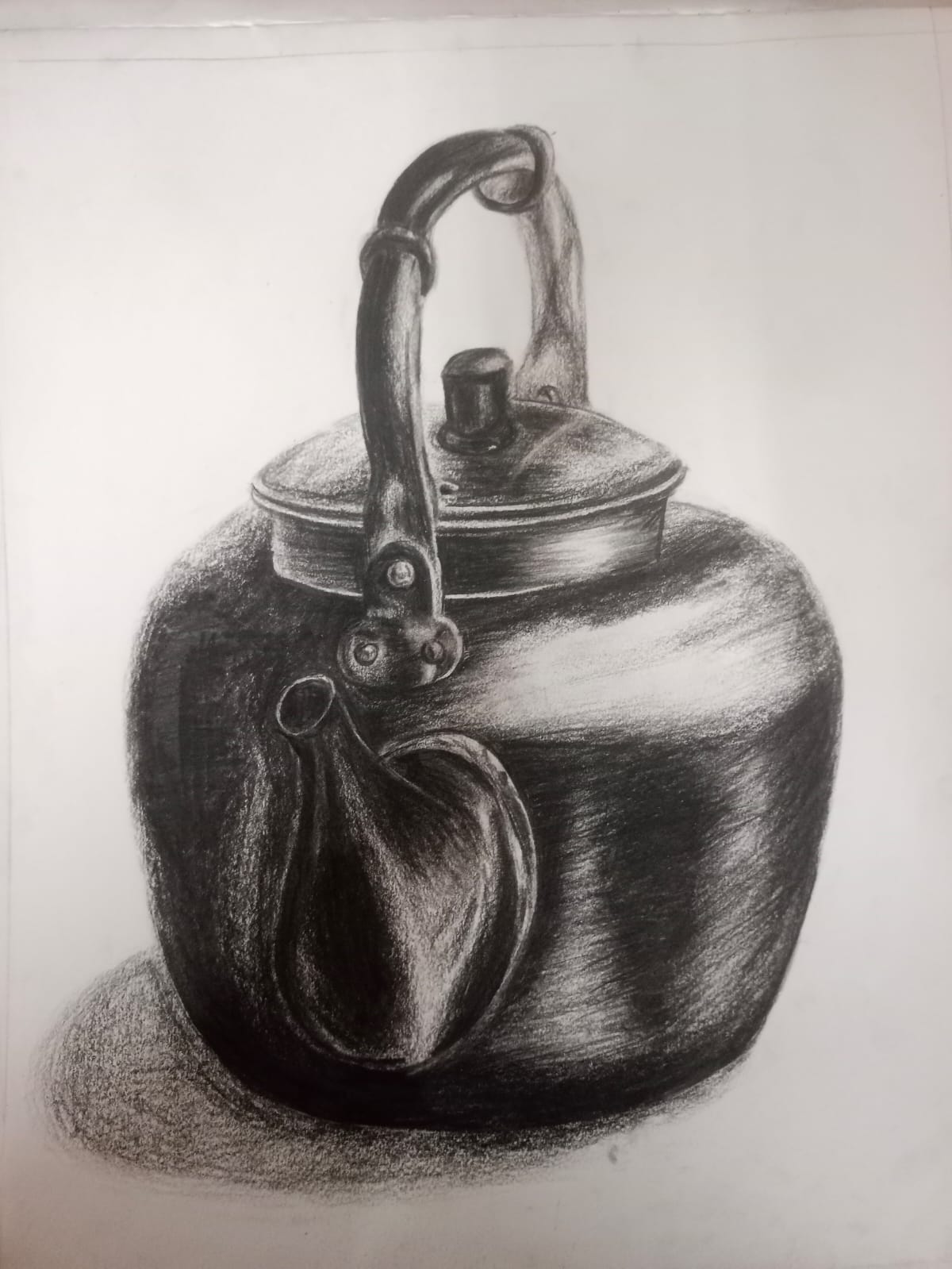 Graphite kettle still life