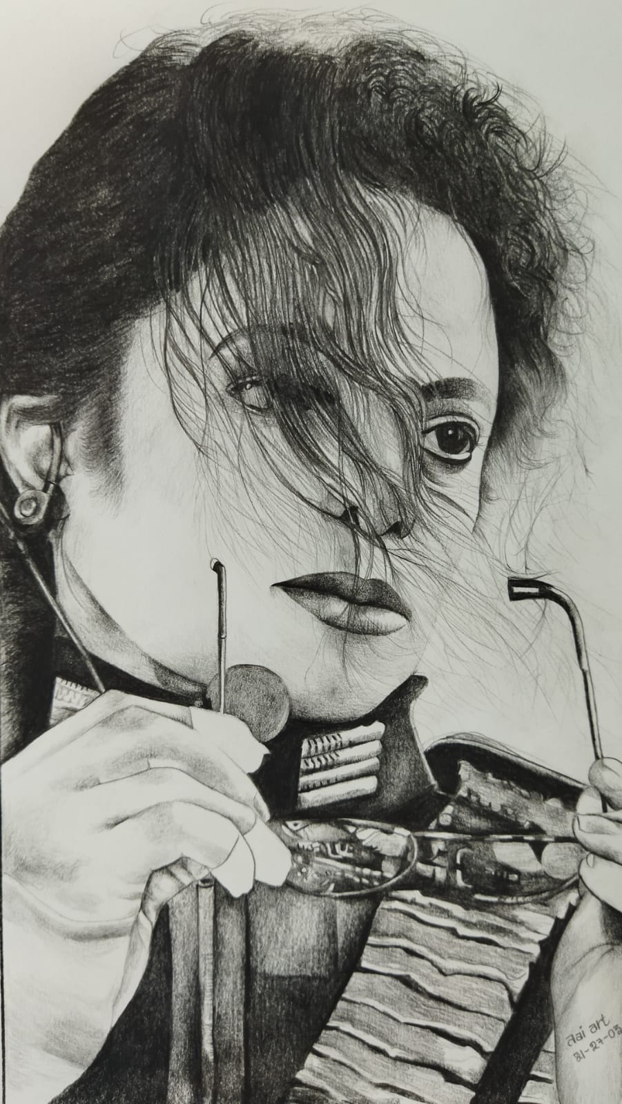 Pencil portrait