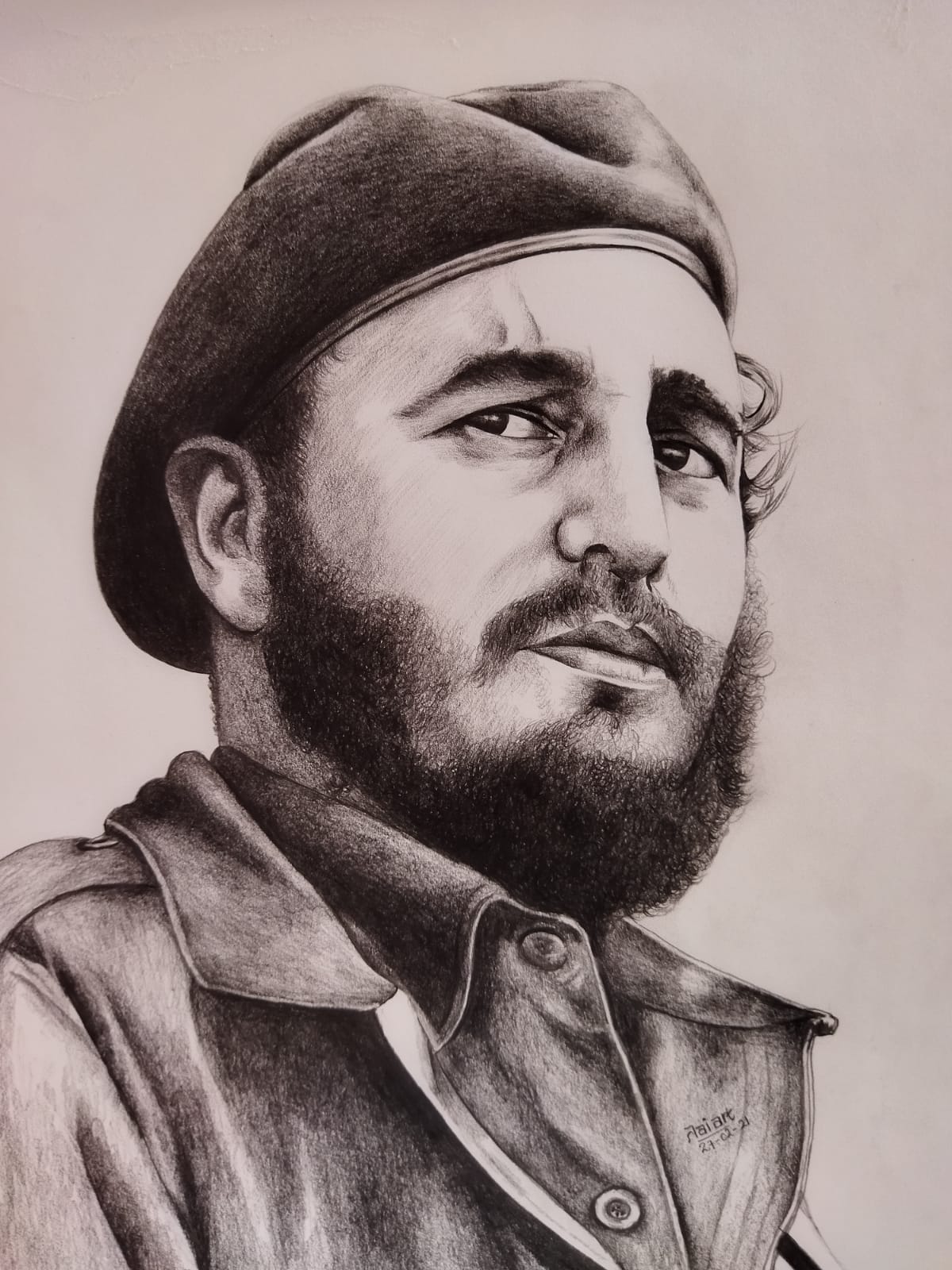 Pencil portrait
