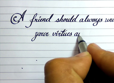 Handwriting improvement class